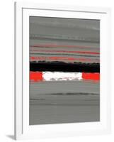 Abstract Red 4-NaxArt-Framed Art Print