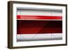 Abstract Red and Brown-NaxArt-Framed Art Print