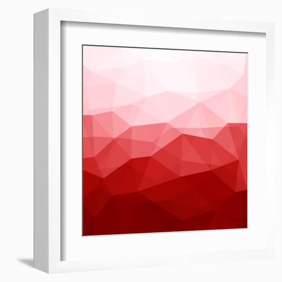 Abstract Red Background-epic44-Framed Art Print