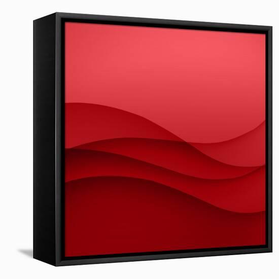 Abstract Red Background-Click Bestsellers-Framed Stretched Canvas