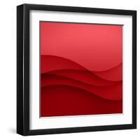 Abstract Red Background-Click Bestsellers-Framed Art Print