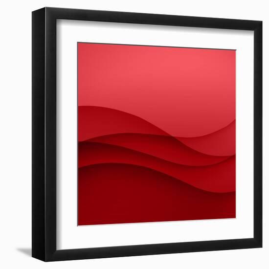 Abstract Red Background-Click Bestsellers-Framed Art Print