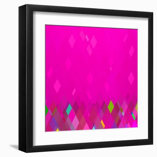 Abstract Red Background-epic44-Framed Art Print