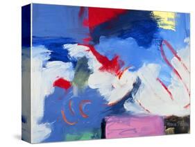 Abstract, Red, Blue-Patricia Brown-Stretched Canvas