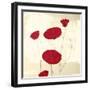 Abstract Red Poppies-Elena Ray-Framed Art Print