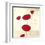 Abstract Red Poppies-Elena Ray-Framed Art Print