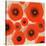 Abstract Red swhirls-Yashna-Stretched Canvas