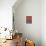 Abstract Red-NaxArt-Mounted Art Print displayed on a wall