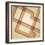 Abstract Retro Lines Background-OlgaYakovenko-Framed Premium Photographic Print