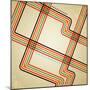 Abstract Retro Lines Background-OlgaYakovenko-Mounted Photographic Print