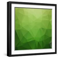 Abstract Retro Triangle Background-strizh-Framed Art Print