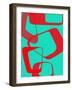 Abstract Rings 4-NaxArt-Framed Art Print