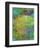 Abstract Ripple I-Ricki Mountain-Framed Art Print