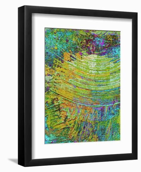 Abstract Ripple I-Ricki Mountain-Framed Art Print