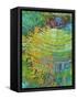 Abstract Ripple I-Ricki Mountain-Framed Stretched Canvas