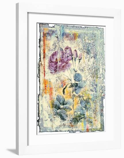 Abstract Roses IV-Michel Lafontaine-Framed Art Print