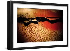 Abstract Rust Circle I-Jean-François Dupuis-Framed Art Print