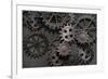 Abstract Rusty Gears Old Machine Parts-Andrey_Kuzmin-Framed Photographic Print