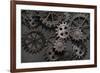 Abstract Rusty Gears Old Machine Parts-Andrey_Kuzmin-Framed Photographic Print