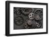 Abstract Rusty Gears Old Machine Parts-Andrey_Kuzmin-Framed Photographic Print