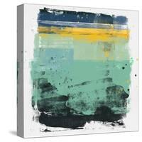 Abstract Sage Green and Yellow Study-Emma Moore-Stretched Canvas
