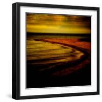 Abstract, Sea, Beach, Shore, Ocean, Sand, Horizon-Trigger Image-Framed Photographic Print