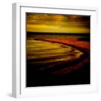 Abstract, Sea, Beach, Shore, Ocean, Sand, Horizon-Trigger Image-Framed Photographic Print