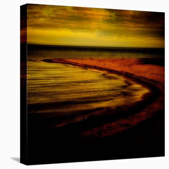 Abstract, Sea, Beach, Shore, Ocean, Sand, Horizon-Trigger Image-Stretched Canvas