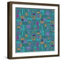 Abstract seamless pattern-Yuliya Drobova-Framed Giclee Print