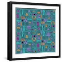 Abstract seamless pattern-Yuliya Drobova-Framed Giclee Print