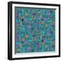 Abstract seamless pattern-Yuliya Drobova-Framed Giclee Print