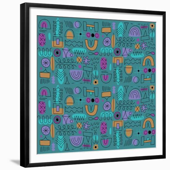 Abstract seamless pattern-Yuliya Drobova-Framed Giclee Print