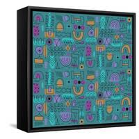 Abstract seamless pattern-Yuliya Drobova-Framed Stretched Canvas