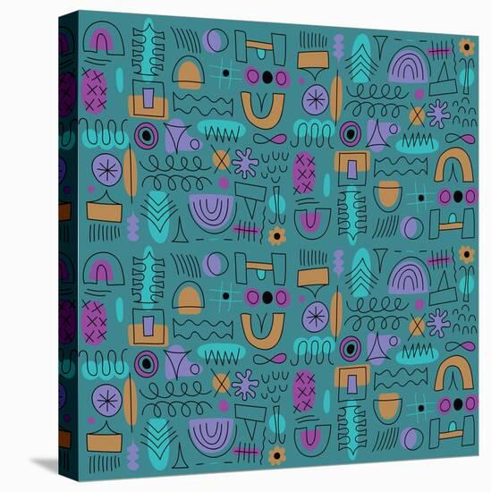 Abstract seamless pattern-Yuliya Drobova-Stretched Canvas