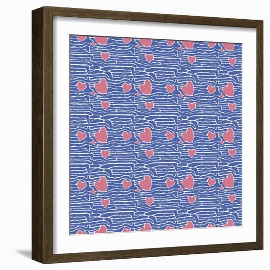 Abstract Seamless Surface Pattern-Dariia Khotenko-Framed Photographic Print