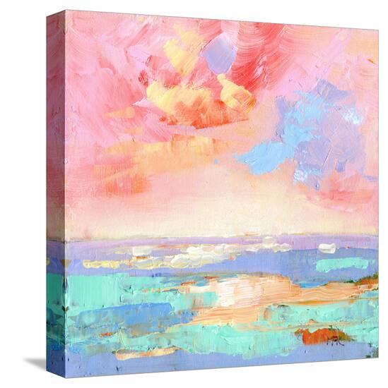 Abstract Seascape-Mary Kemp-Stretched Canvas