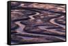 Abstract Shapes at Sunset During Low Tide on Martha's Beach-Jay Goodrich-Framed Stretched Canvas