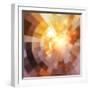 Abstract Shining Mosaic Background-art_of_sun-Framed Art Print