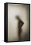 Abstract Silhouette-null-Framed Stretched Canvas