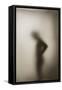 Abstract Silhouette-null-Framed Stretched Canvas