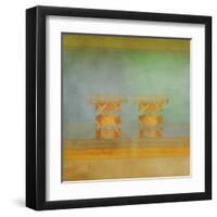 Abstract Soft Blocks 03 II-Joost Hogervorst-Framed Art Print