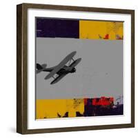 Abstract Solo Flight-Ricki Mountain-Framed Art Print