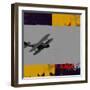 Abstract Solo Flight-Ricki Mountain-Framed Art Print