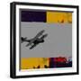 Abstract Solo Flight-Ricki Mountain-Framed Art Print