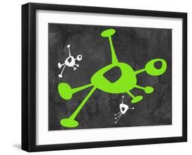 Abstract Splash Theme 14-NaxArt-Framed Art Print