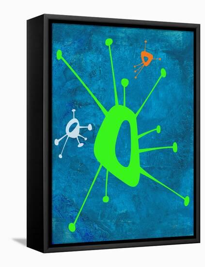 Abstract Splash Theme 18-NaxArt-Framed Stretched Canvas