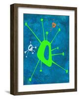 Abstract Splash Theme 18-NaxArt-Framed Art Print