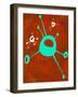 Abstract Splash Theme 19-NaxArt-Framed Art Print