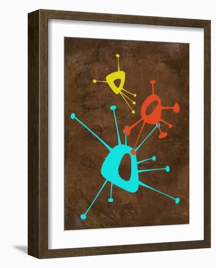 Abstract Splash Theme 1-NaxArt-Framed Art Print