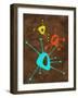 Abstract Splash Theme 1-NaxArt-Framed Art Print